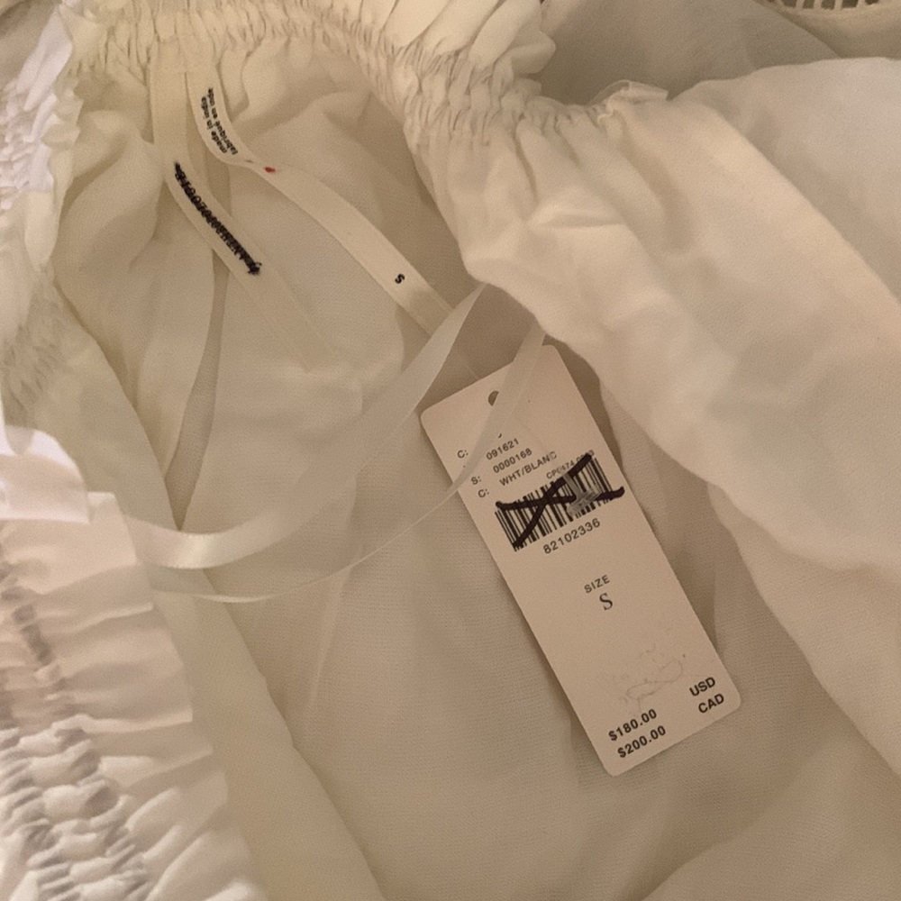 Anthropologie Off-The-Shoulder Silk Peasant Dress - Picture 13 of 15